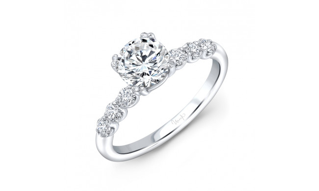 Uneek Round Diamond Engagement Ring - R210596RDU