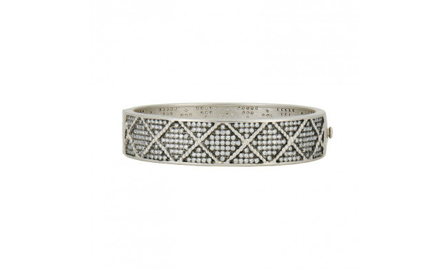 Freida Rothman Criss Cross Cable Hinge Bangle - IFPKZB66-H