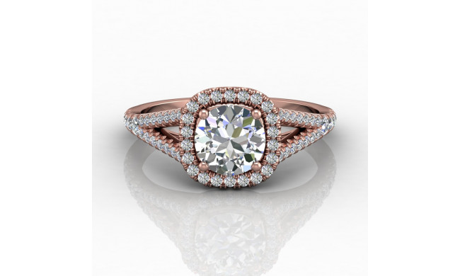 Martin Flyer 18k Rose Gold FlyerFit Engagement Ring