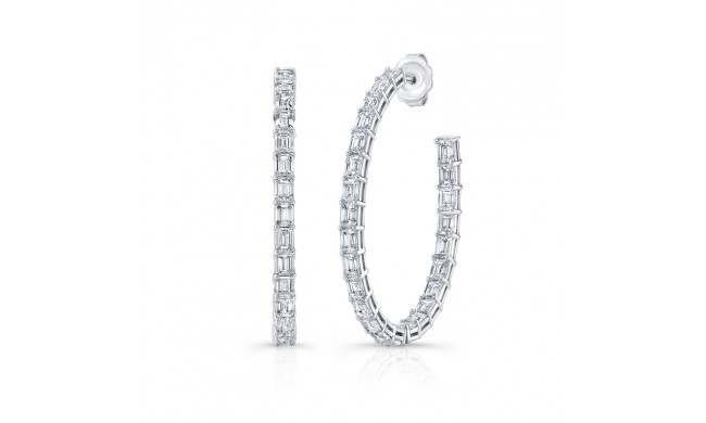 Uneek Emerald Cut Diamond Earrings - LVE327