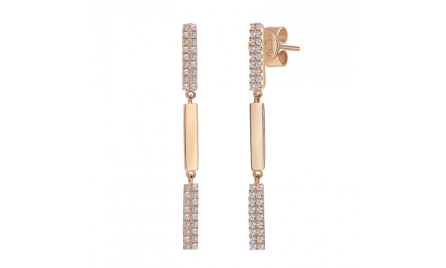 Uneek Dangling Diamond Earrings - LVEAS1827R