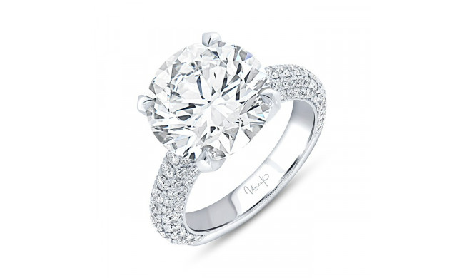 Uneek Signature Round Diamond Engagement Ring - R049RDU