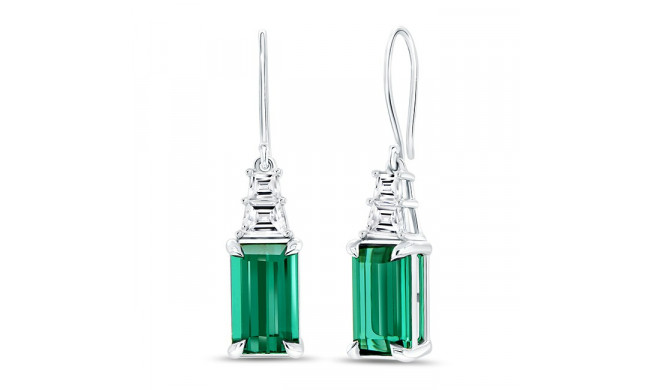 Uneek Precious Green Tourmaline Earrings - ER4436-GT