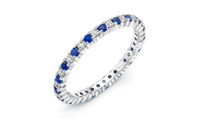 Uneek Diamond and Sapphire Eternity Band - SWS190