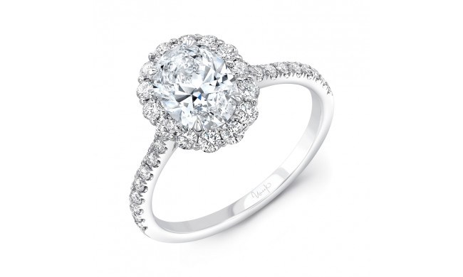 Uneek Oval Diamond Engagement Ring - R022U