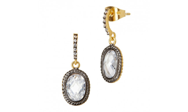 Freida Rothman Tiny Raindrop Earrings - YRZE02214BB-14K