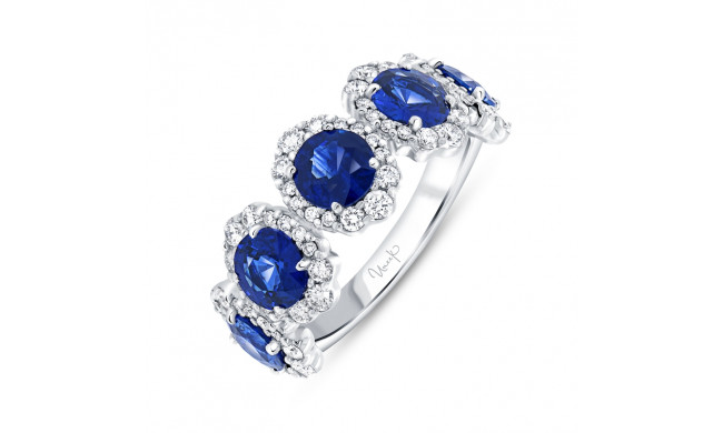 Uneek Petals Blue Sapphire Fashion Ring - SWS235BSRD