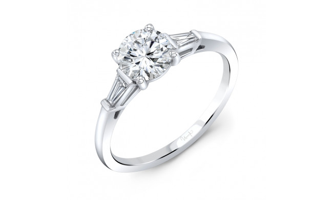 Uneek Round Diamond Engagement Ring - R041U