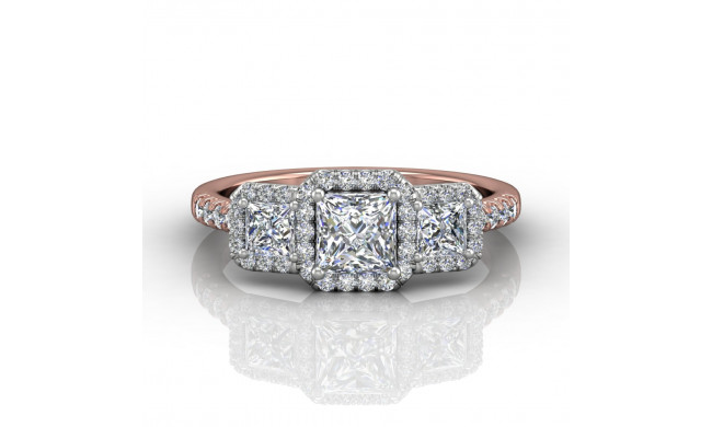 Martin Flyer Two Tone 18k Gold FlyerFit Engagement Ring