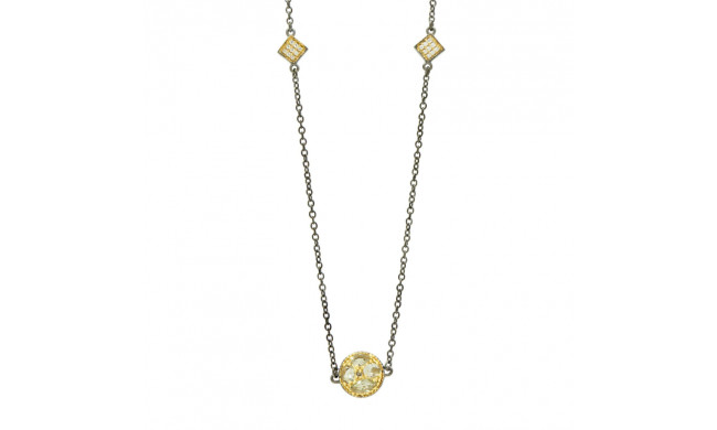 Freida Rothman Rose D'Or Station Necklace - RDYKZGN23-36