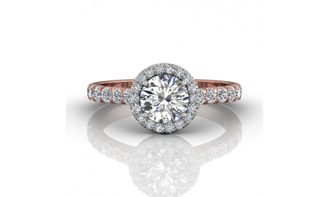 Martin Flyer Two Tone 18k Gold FlyerFit Engagement Ring