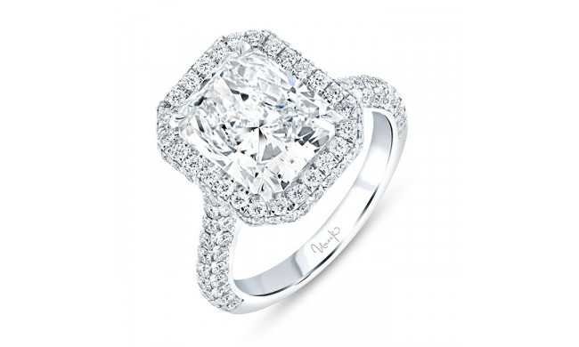 Uneek Signature Diamond Engagement Ring - R072RAD