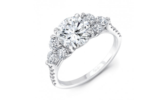 Uneek Round Diamond Engagement Ring - R026U