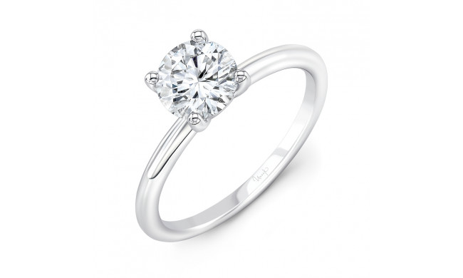Uneek Round Timeless Diamond Engagement Ring - R018U