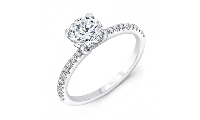 Uneek Round Diamond Engagement Ring - R024U