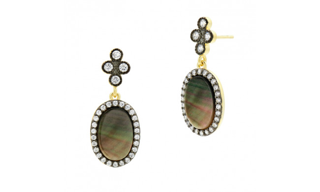 Freida Rothman Touch Of Color Earrings - YRZE020108B-GYS