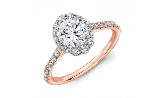 Uneek Round Diamond Engagement Ring - SWS232DSWR-6.5RD