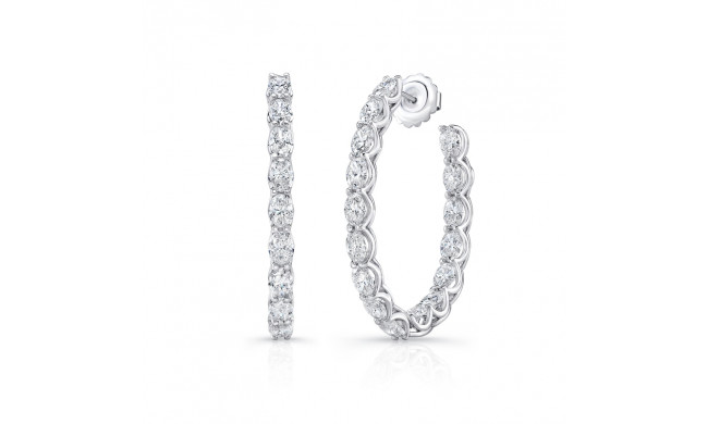 Uneek Hoop Diamond Earrings - ER210529U