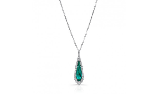 Uneek Indicolite Tourmaline Diamond Pendant - PN003INTOURU