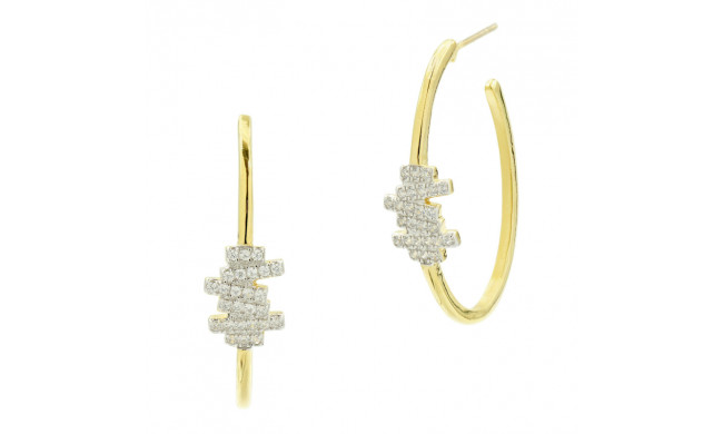 Freida Rothman Radiance Delicate Hoop Earring - RNPYZE04-14K