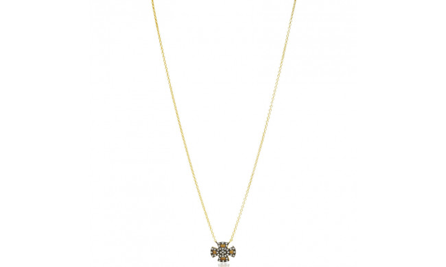 Freida Rothman Pave Cross Pendant Necklace - YRZ070235B-16E