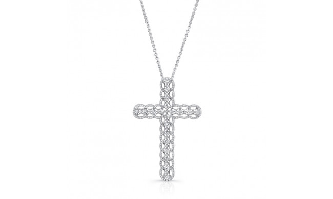 Uneek Cross Diamond Pendant - LVNWC838W