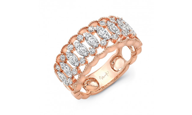 Uneek Broderie Anglaise Open Lace Diamond Band - LVBW2165R