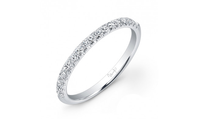 Uneek 18-Diamond Micropave Wedding Band - UWB02