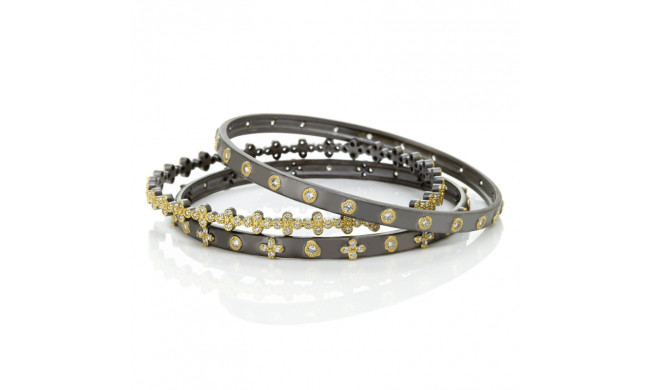 Freida Rothman Classic Stud Clover Bangle Set - YRZB080005B-1