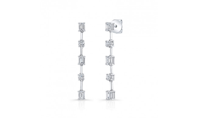 Uneek Emerald and Diamond Earrings - LVE0633WF