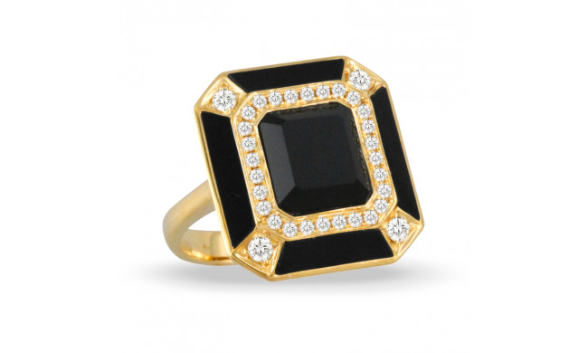 Doves Gatsby 18k Yellow Gold Diamond Ring - R8804BO