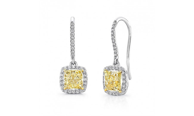Uneek Natureal Diamond Earrings - E245CU-.75RAD