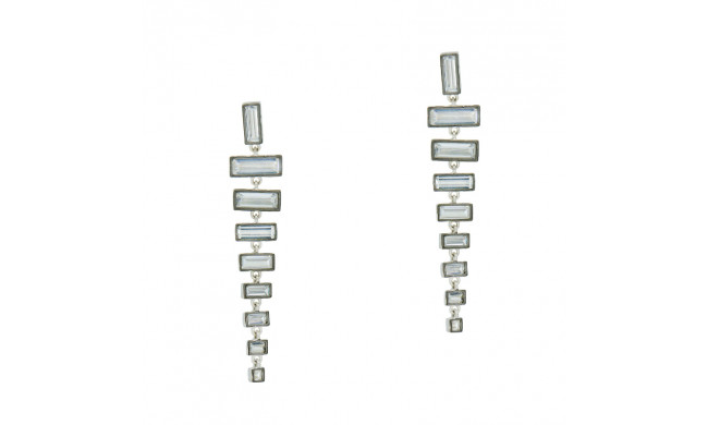 Freida Rothman Cobblestone Linear Drop Earrings - IFPKZE84-14K