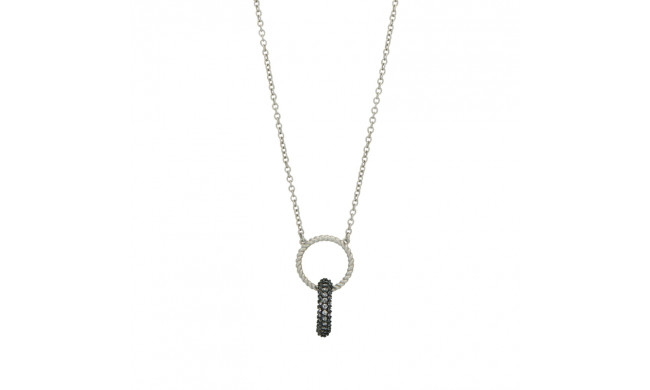 Freida Rothman Twisted Cable Link Necklace - IFPKZN60-16E