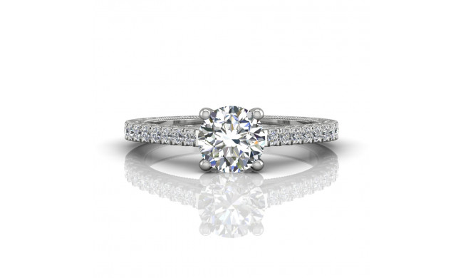 Martin Flyer 14k White Gold FlyerFit Engagement Ring