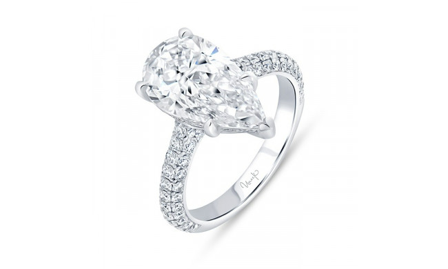 Uneek Signature 3-Sided Diamond Engagement Ring - R069PSU