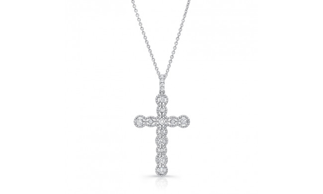 Uneek Cross Diamond Pendant - LVNWC834W