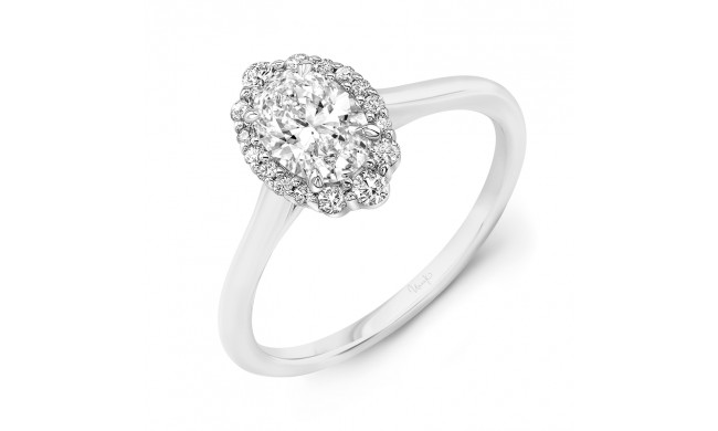 Uneek Oval Diamond Engagement Ring - SWS232W-OV