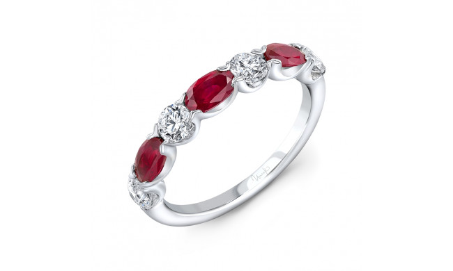 Uneek Ruby Wedding Band - RB5184RU