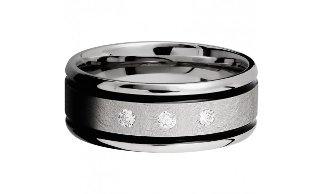Lashbrook Cobalt Chrome 9mm Men's Wedding Band - CC9B21W(NS)_ADIA3X.05F+DISTRESSED_POLISH
