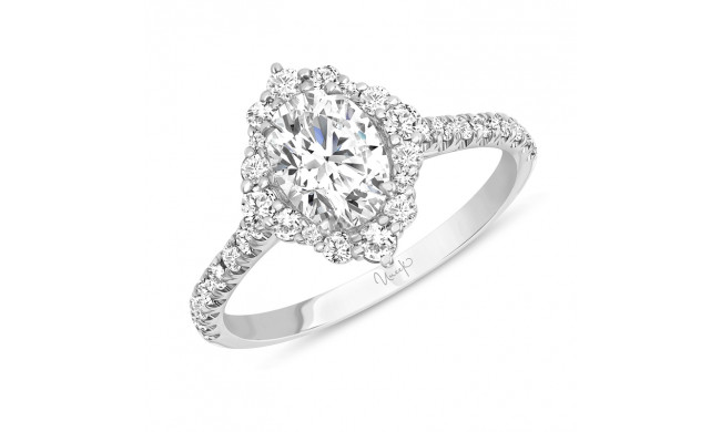 Uneek Oval Diamond Engagement Ring - SWS234DSW-7X5.5OV