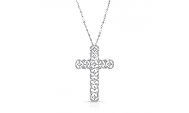 Uneek Cross Diamond Pendant - LVNWC836W