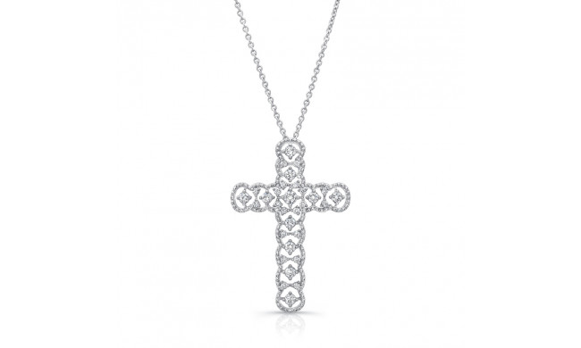 Uneek Cross Diamond Pendant - LVNWC836W