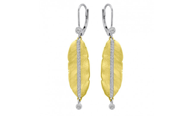 Meira T 14k Yellow Gold with Diamonds Earrings