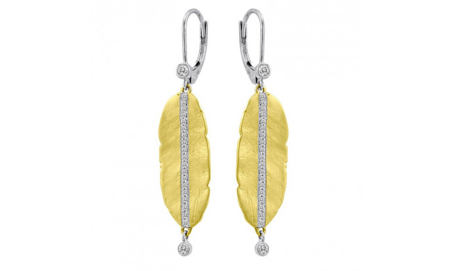 Meira T 14k Yellow Gold with Diamonds Earrings
