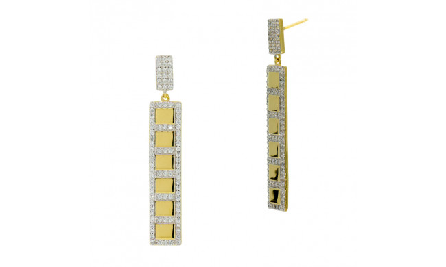 Freida Rothman Illuminating Rectangular Earring - RNPYZE51-14K