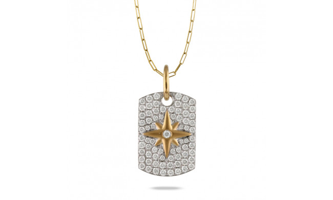 Doves Celestia 18k Yellow Gold Diamond Pendant - P9865