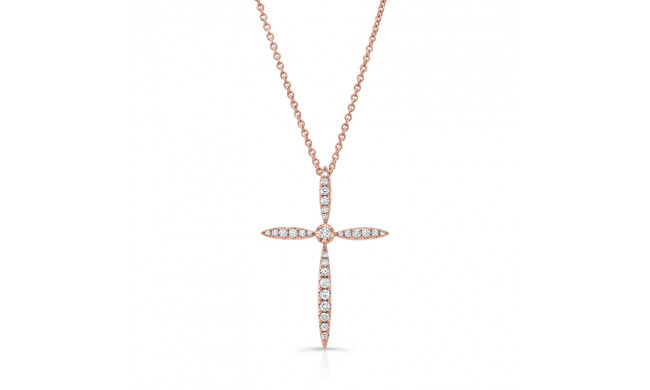 Uneek Cross Diamond Pendant - LVNWC829R