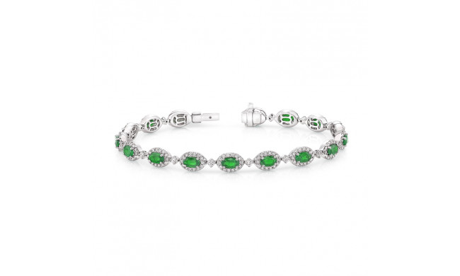 Uneek Emerald Diamond Bracelet - LVBRMT1631E
