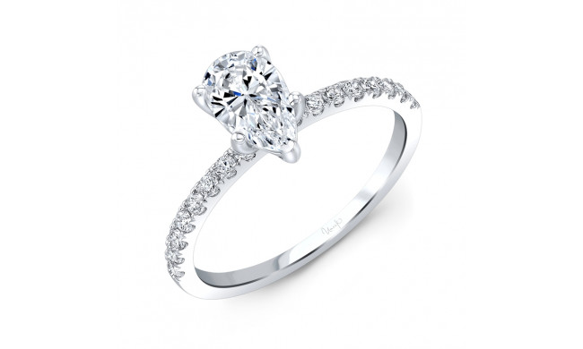Uneek Pear Shaped Diamond Engagement Ring - SWS109-PS